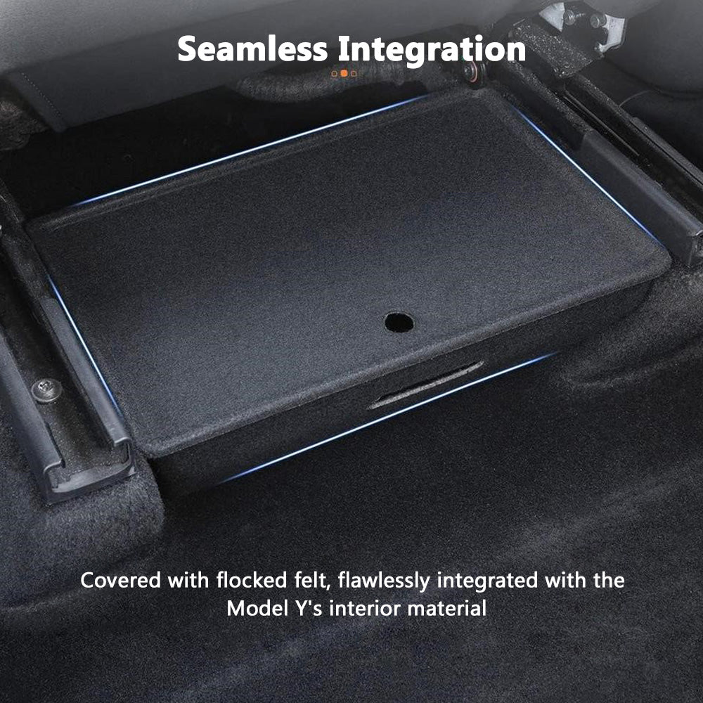 tesla model y underseat storage