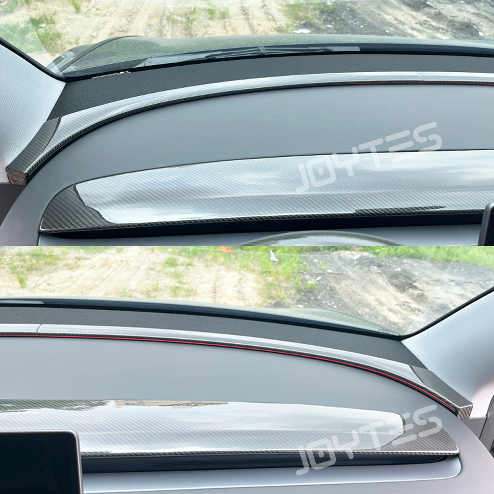 new model y carbon fiber dashboard