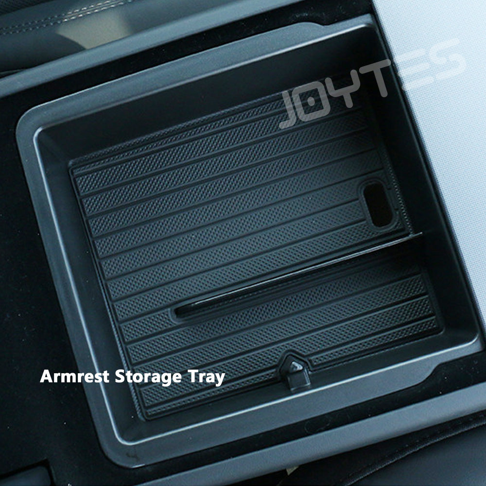tesla model y center console tray organizer