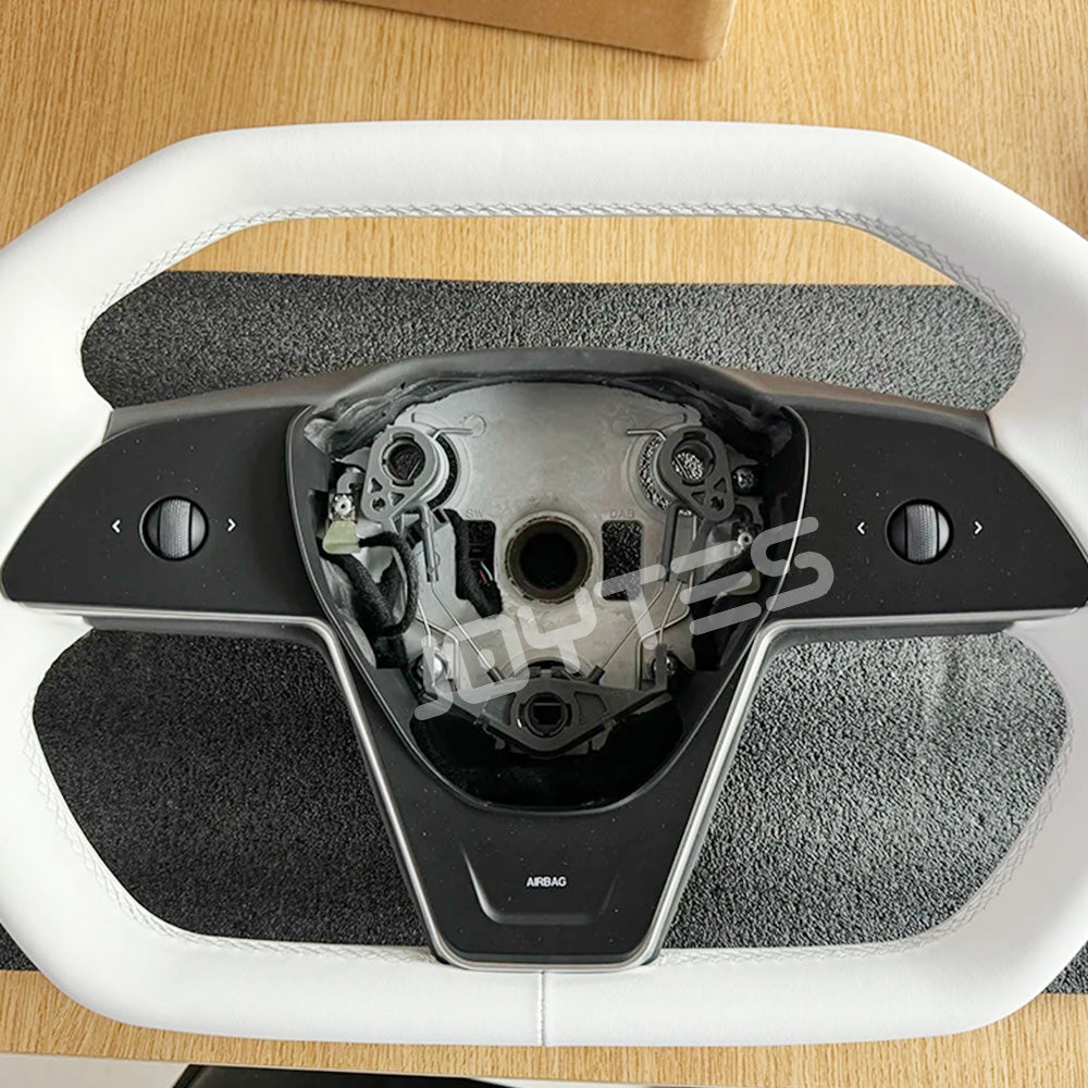 tesla model 3 performance yoke steering wheel