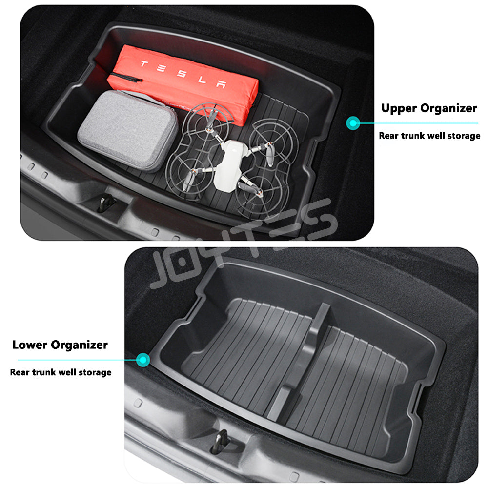 tesla model 3 highland trunk organizer