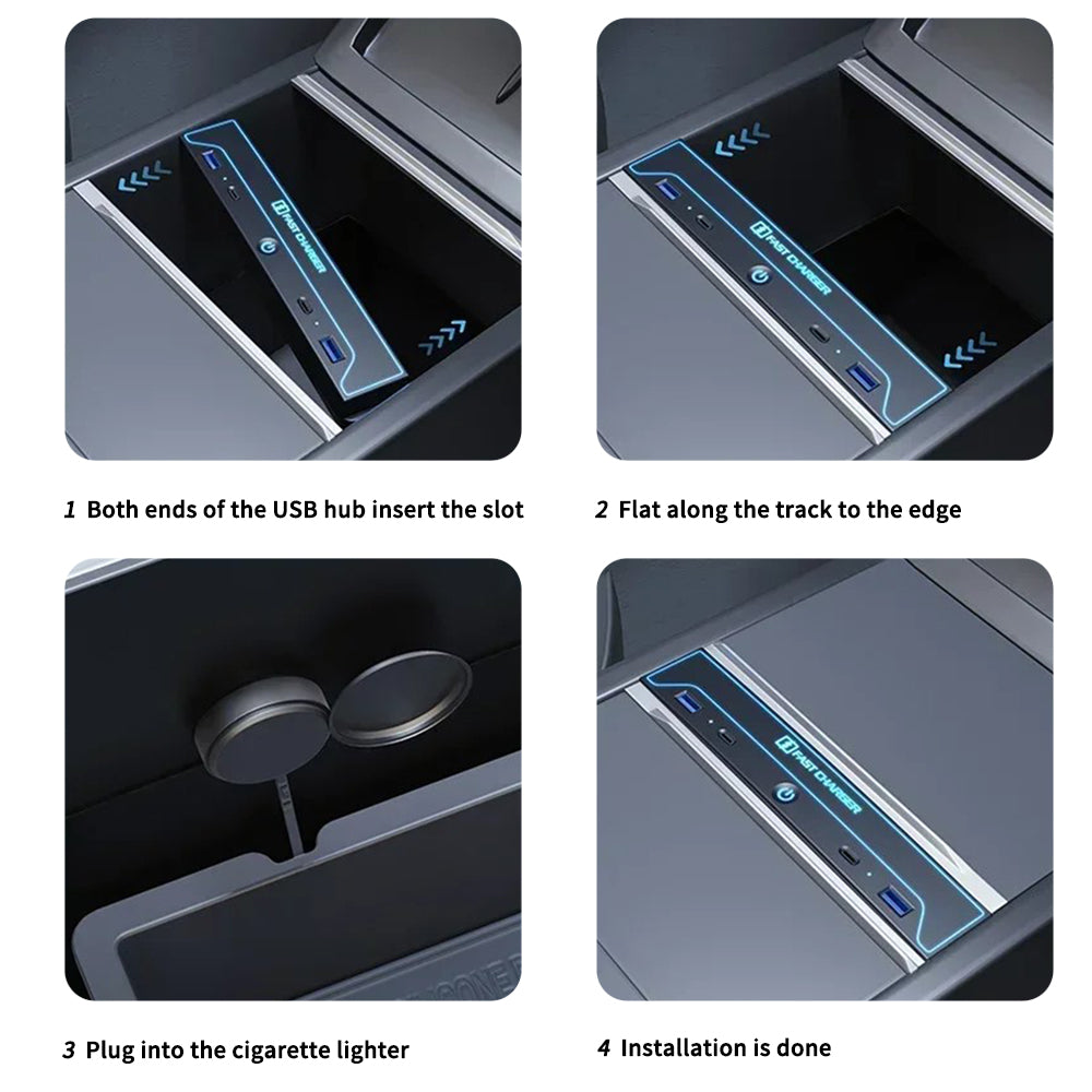 tesla model 3 highland usb c hub