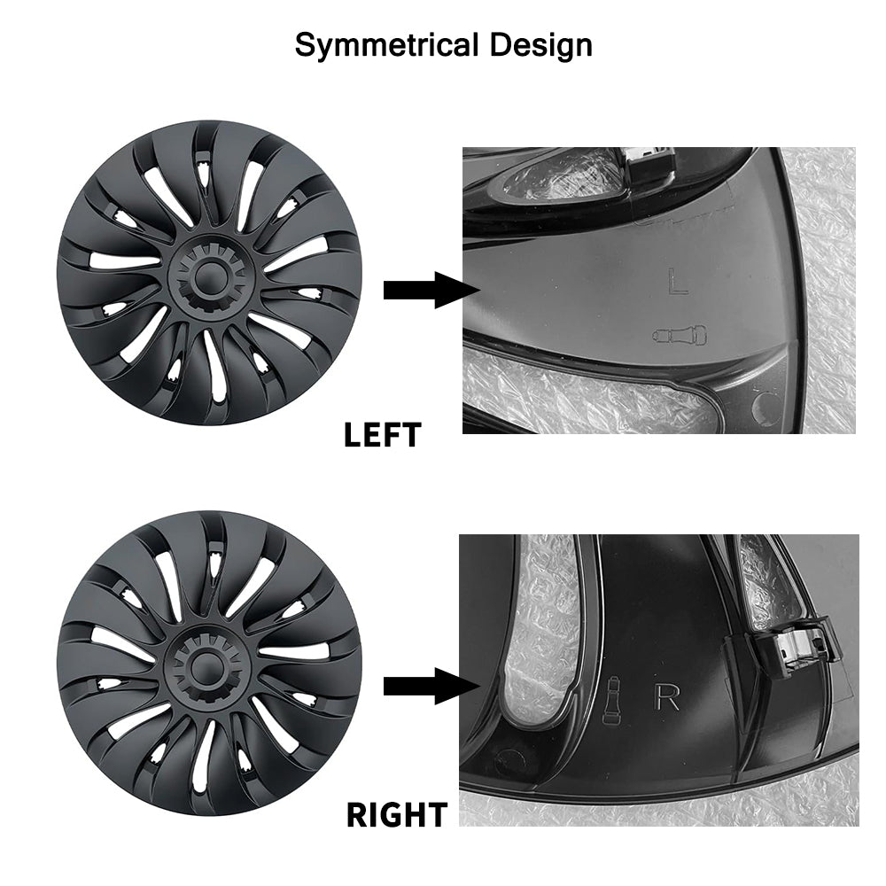 tesla model y directional wheel covers