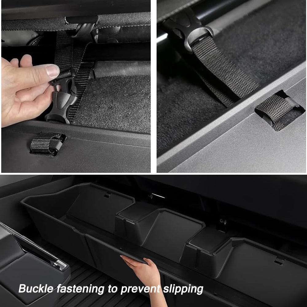 tesla cybertruck underseat storage