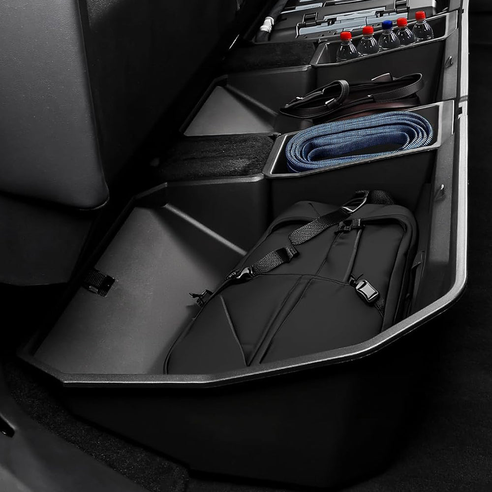 tesla cybertruck storage bins