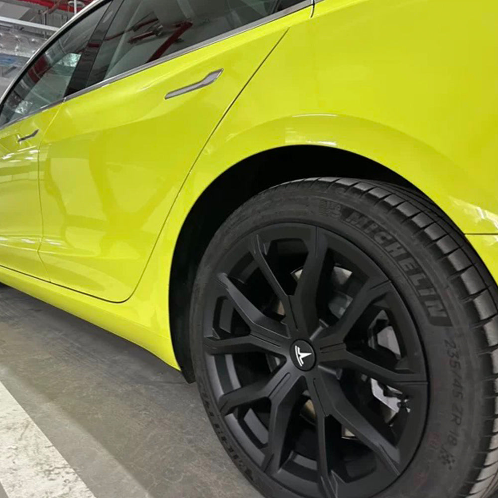 tesla model 3 aero wheel covers black