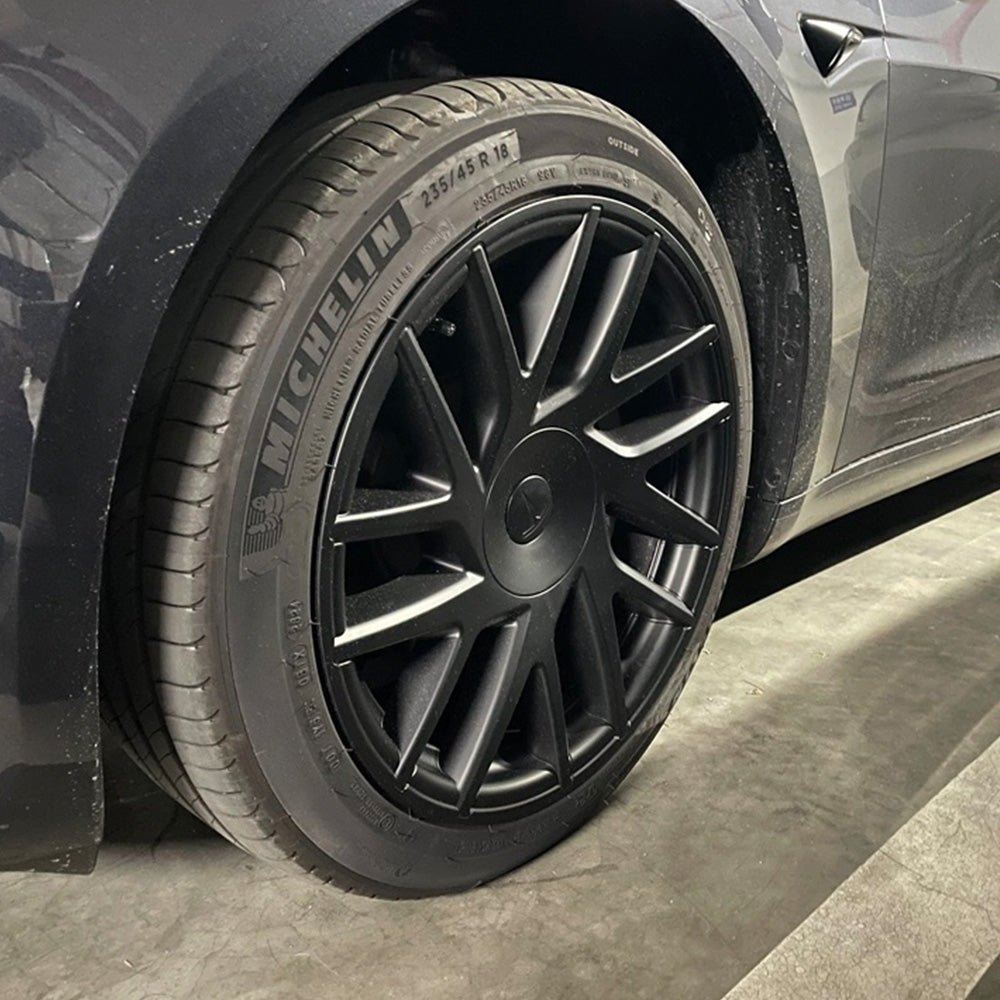 tesla model 3 highland uberturbine wheel covers