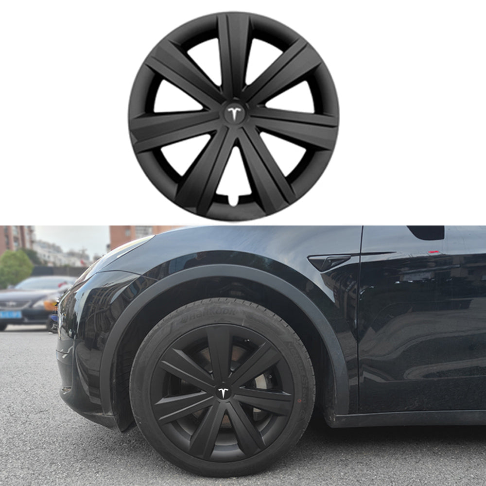 uberturbine wheel covers for tesla model y 19 gemini wheels