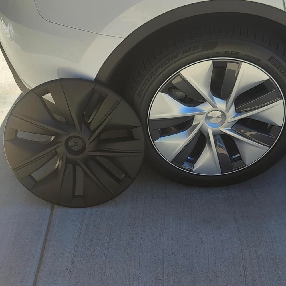 tesla model y performance wheel caps