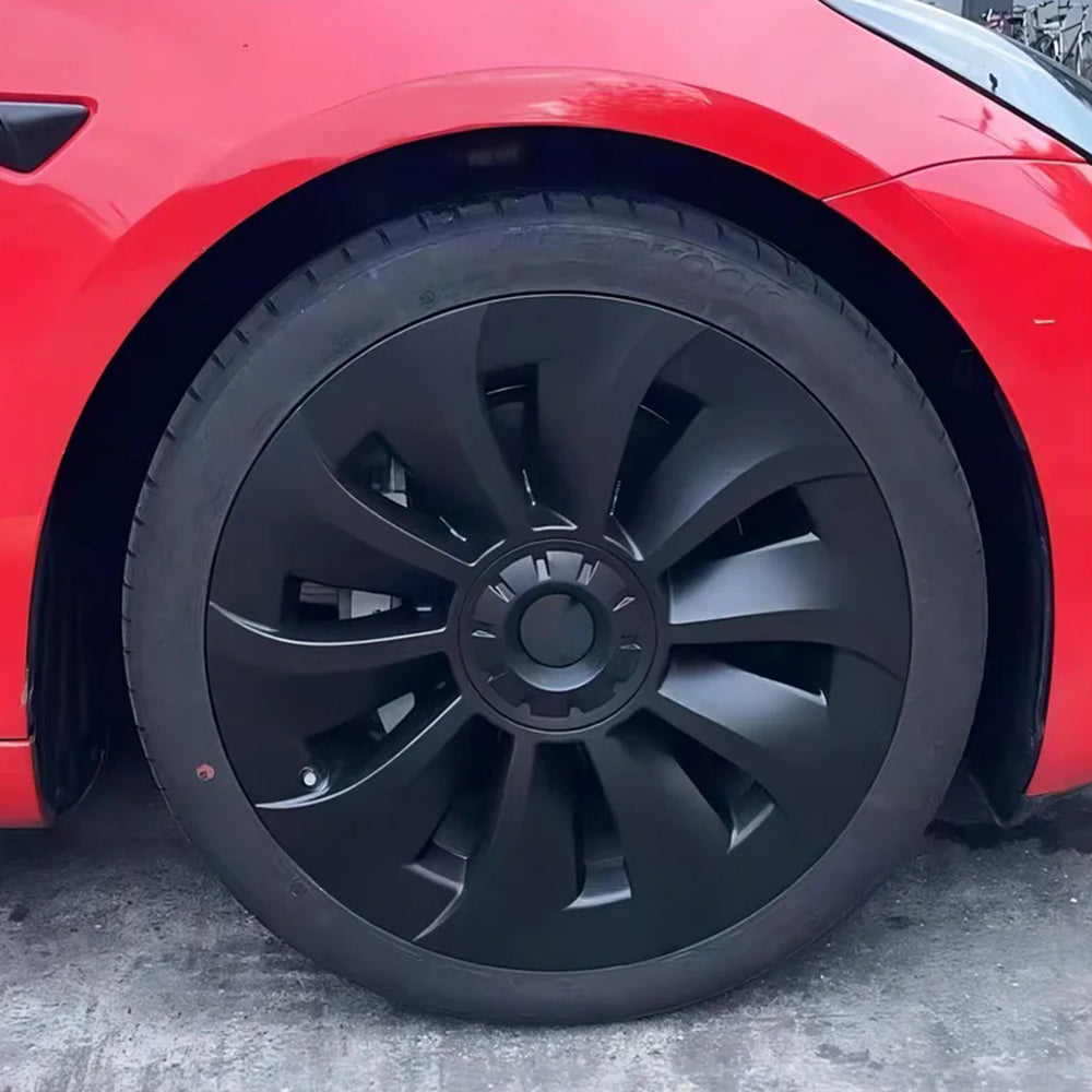 tesla model 3 chrome wheel covers