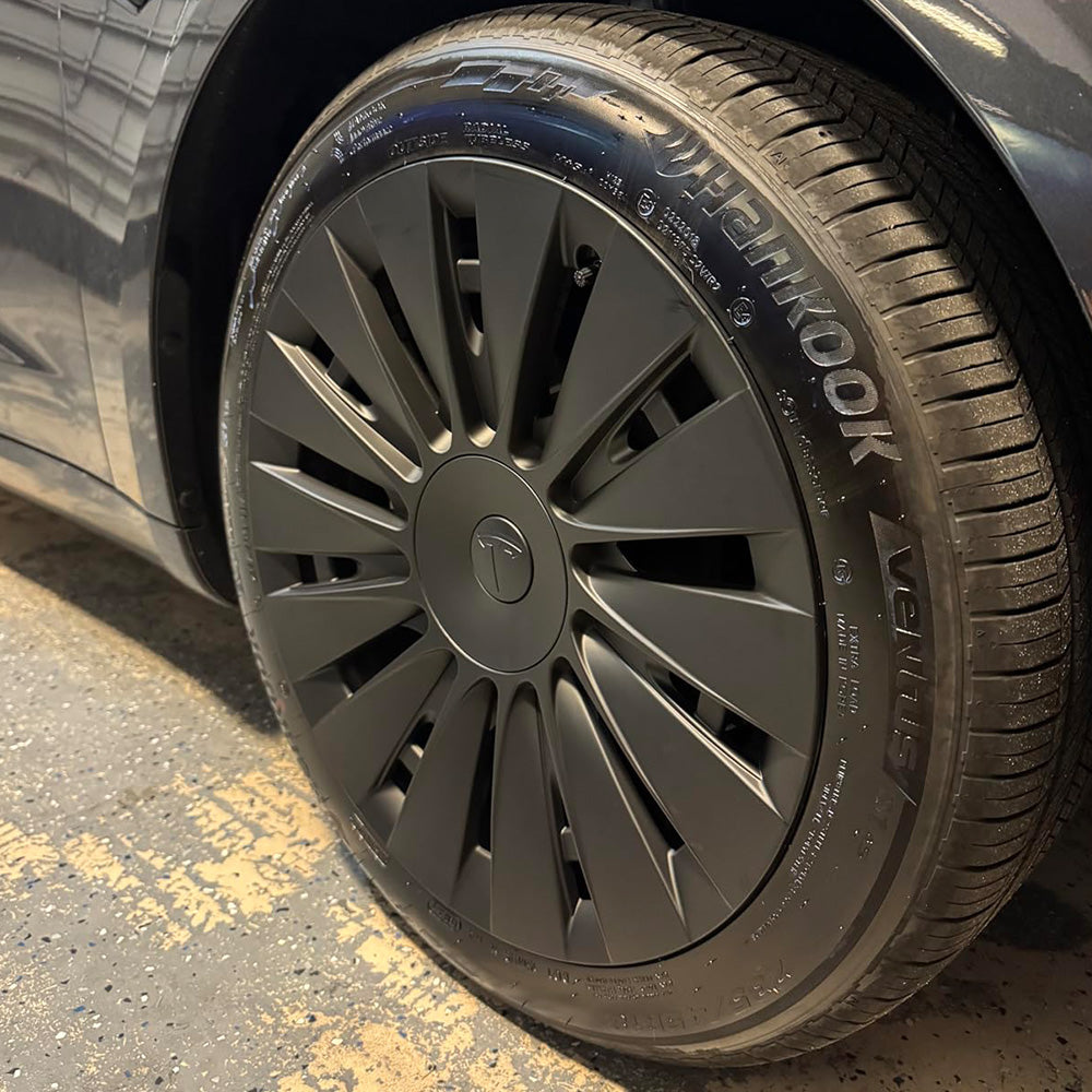 tesla model 3 highland 18 inch überturbine wheel covers