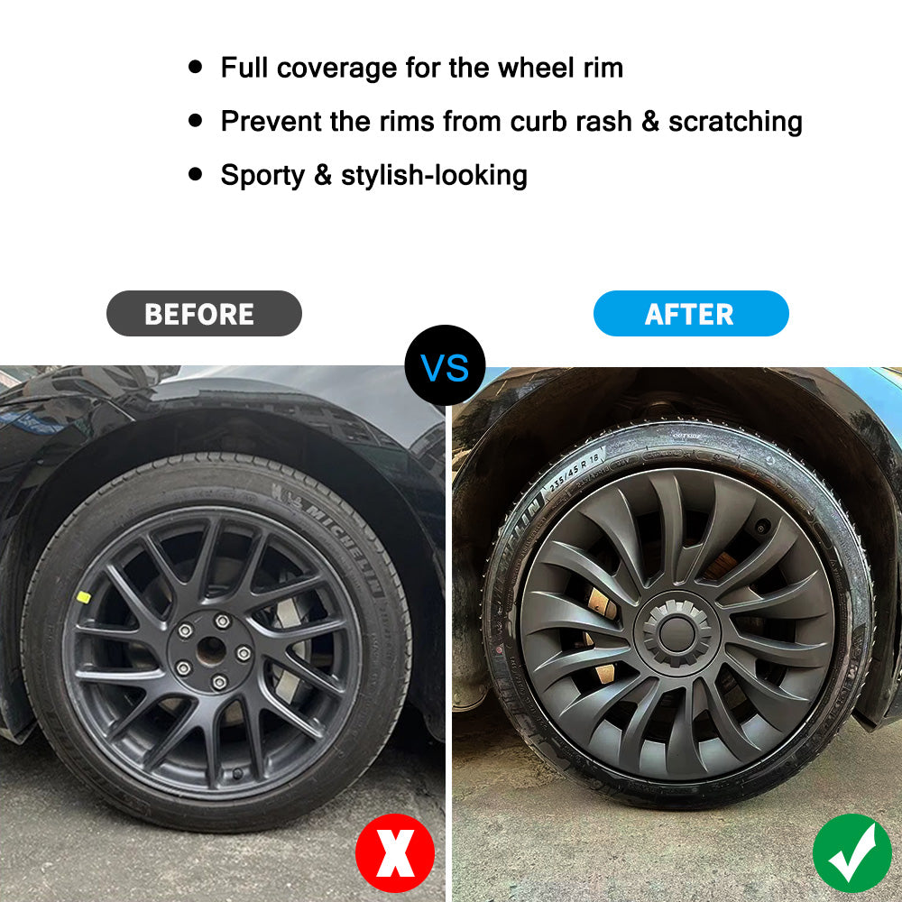tesla model 3 highland photon wheel covers