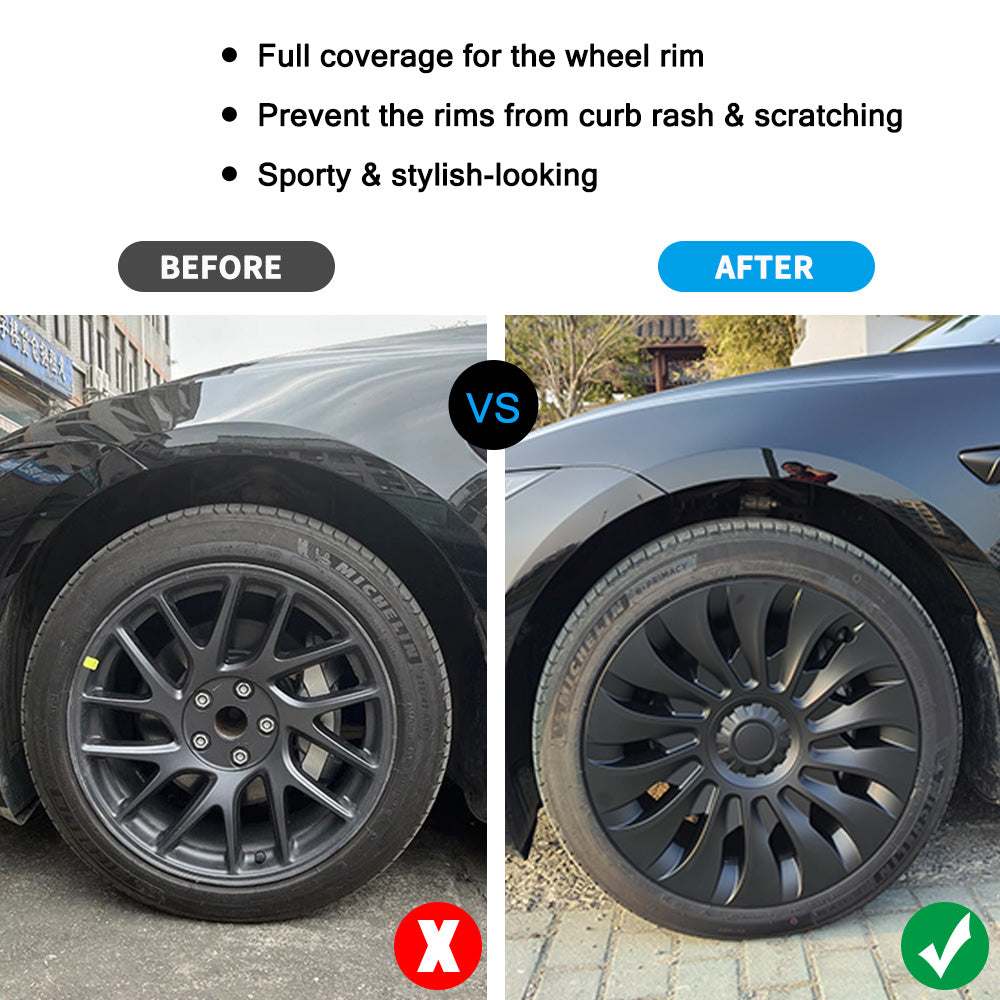 tesla model 3 highland 18 inch wheel covers