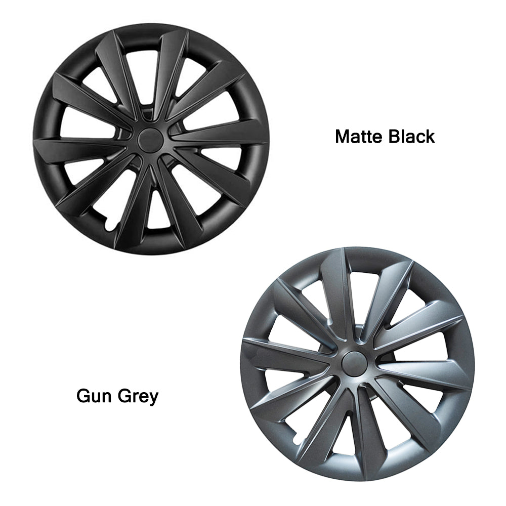 tesla model 3 gloss black wheel covers