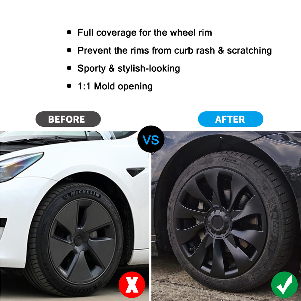 tesla model 3 aero wheel covers