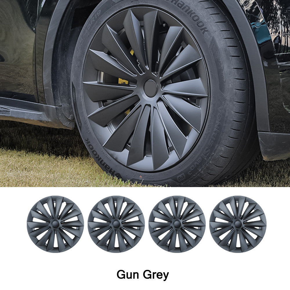 tesla model y gemini wheel caps