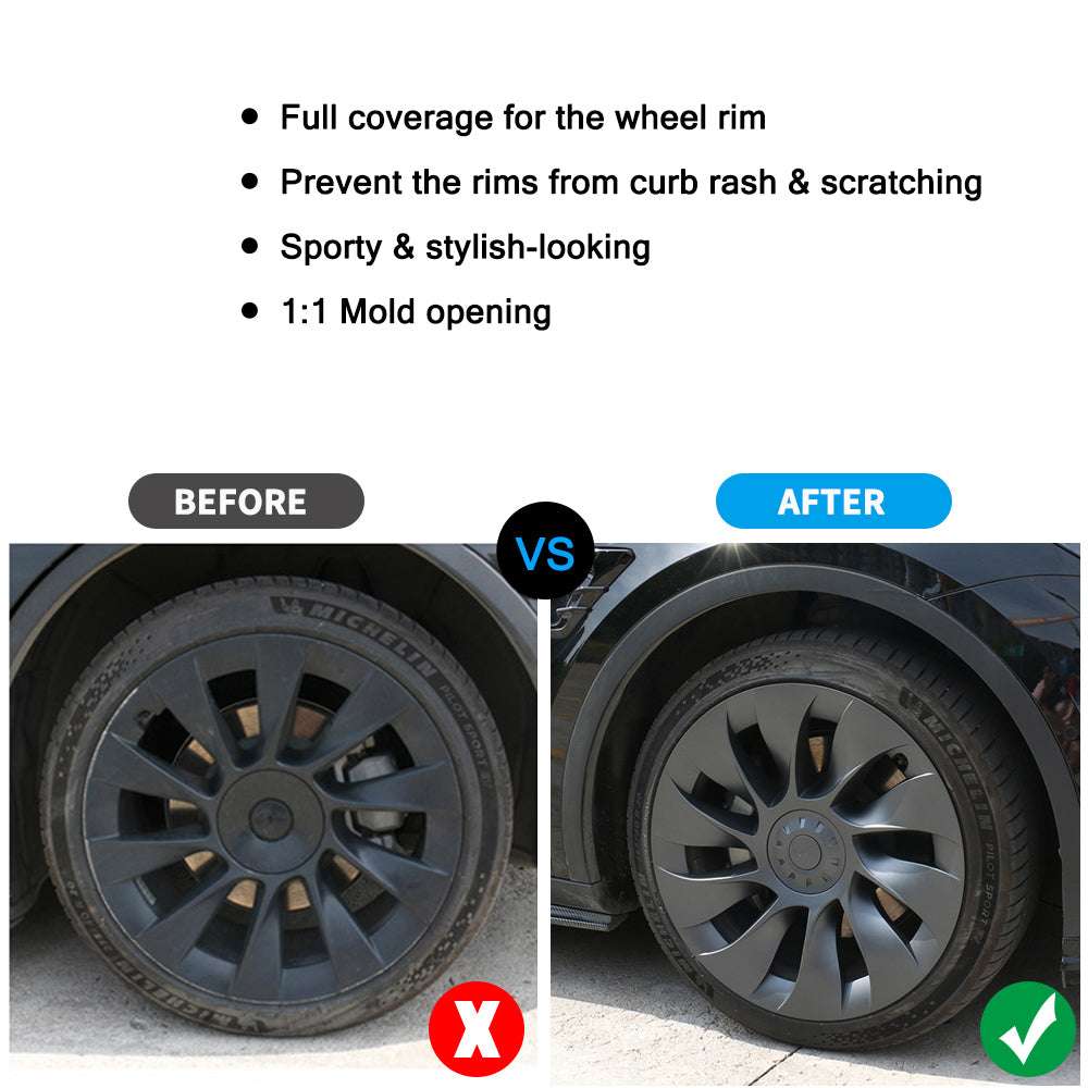 tesla model y 20 induction wheel covers