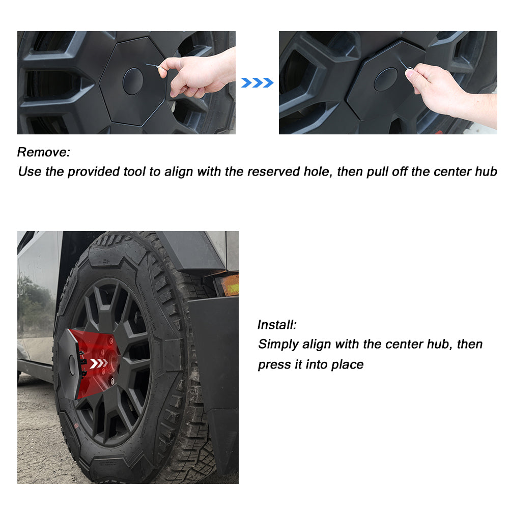 tesla factory wheel center cap