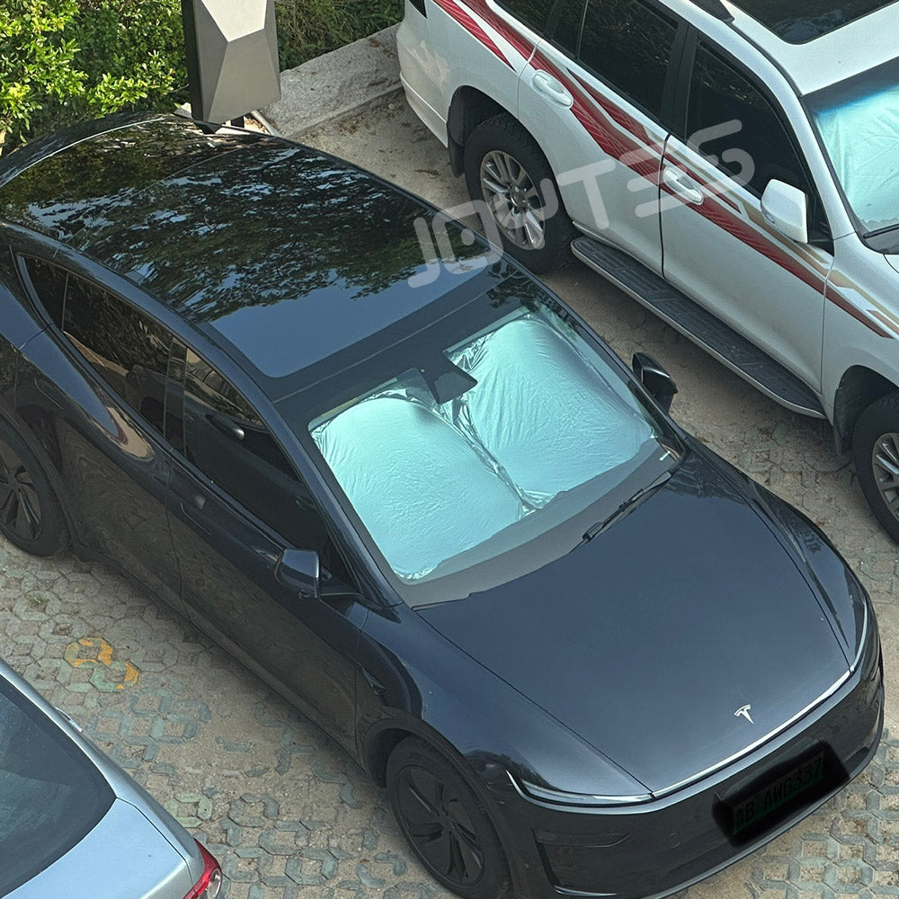 tesla model 3 front windshield sunshade