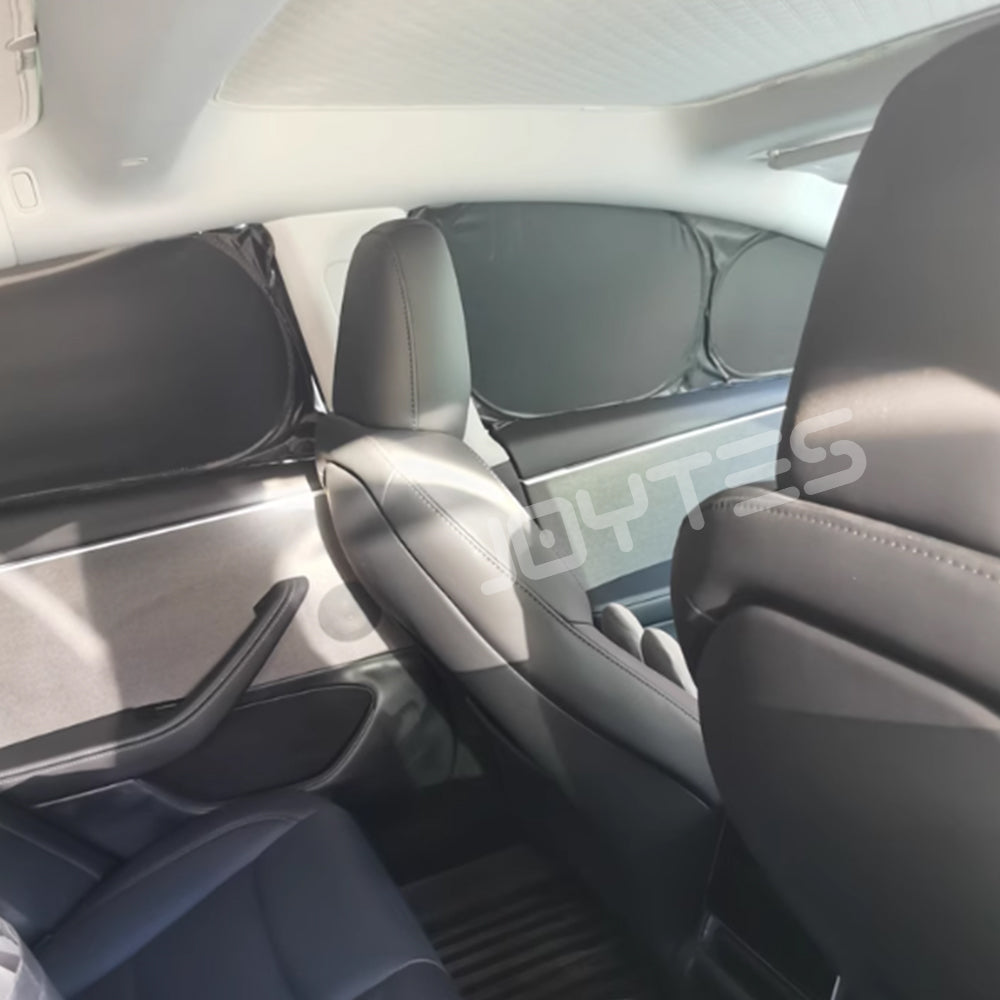 tesla side window shades