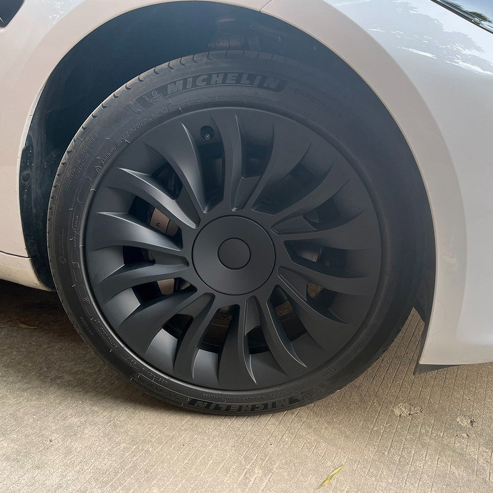 tesla model 3 highland 18 inch überturbine wheel covers