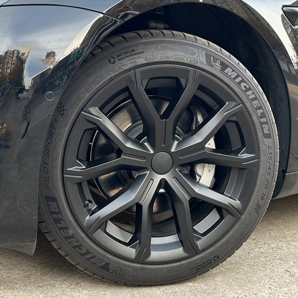 tesla model 3 wheel hub covers