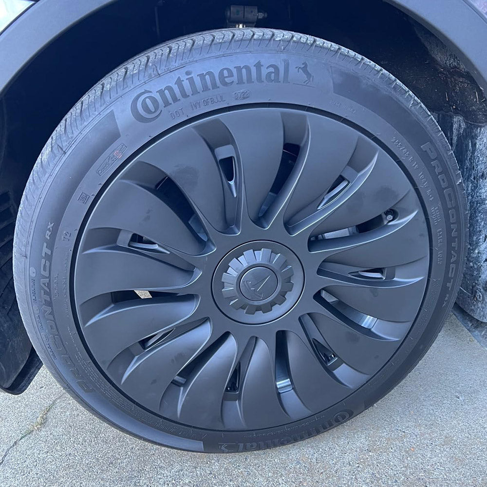 tesla model y uberturbine wheel covers