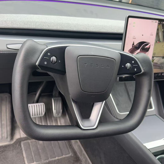 tesla yoke steering wheel