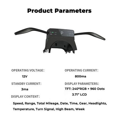 tesla screen gear selector