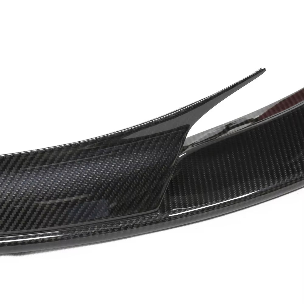 tesla model 3 performance 2024 carbon fiber front lip spoiler