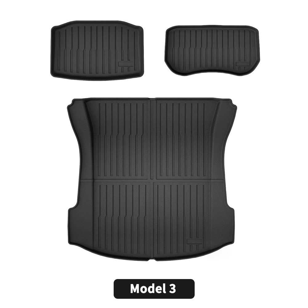 JOYTES All-Weather Trunk Mats for Tesla Model 3 2021-2023