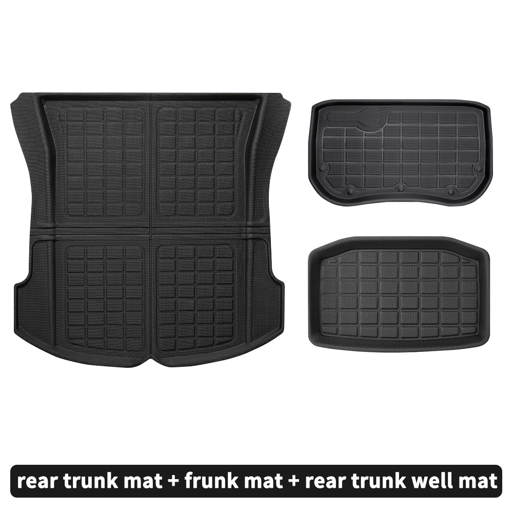 JOYTES All-Weather Trunk Mats for Tesla Model 3