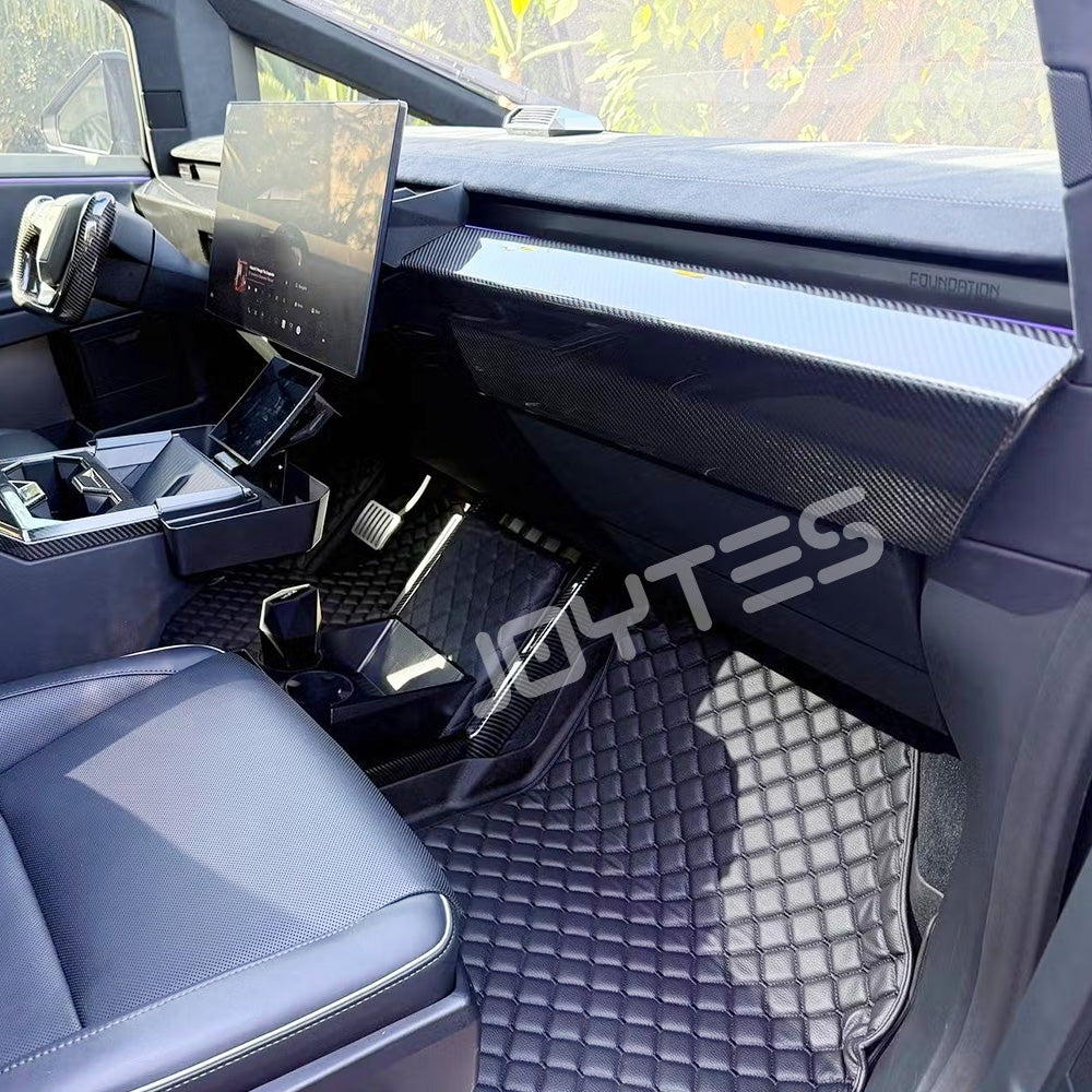 tesla carbon fiber dashboard