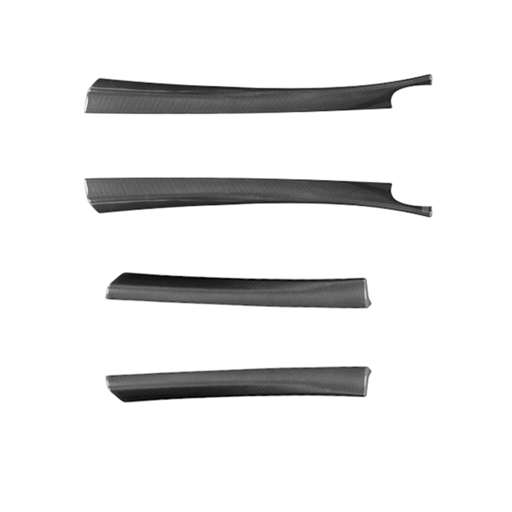 tesla model 3 highland carbon fiber door panel covers
