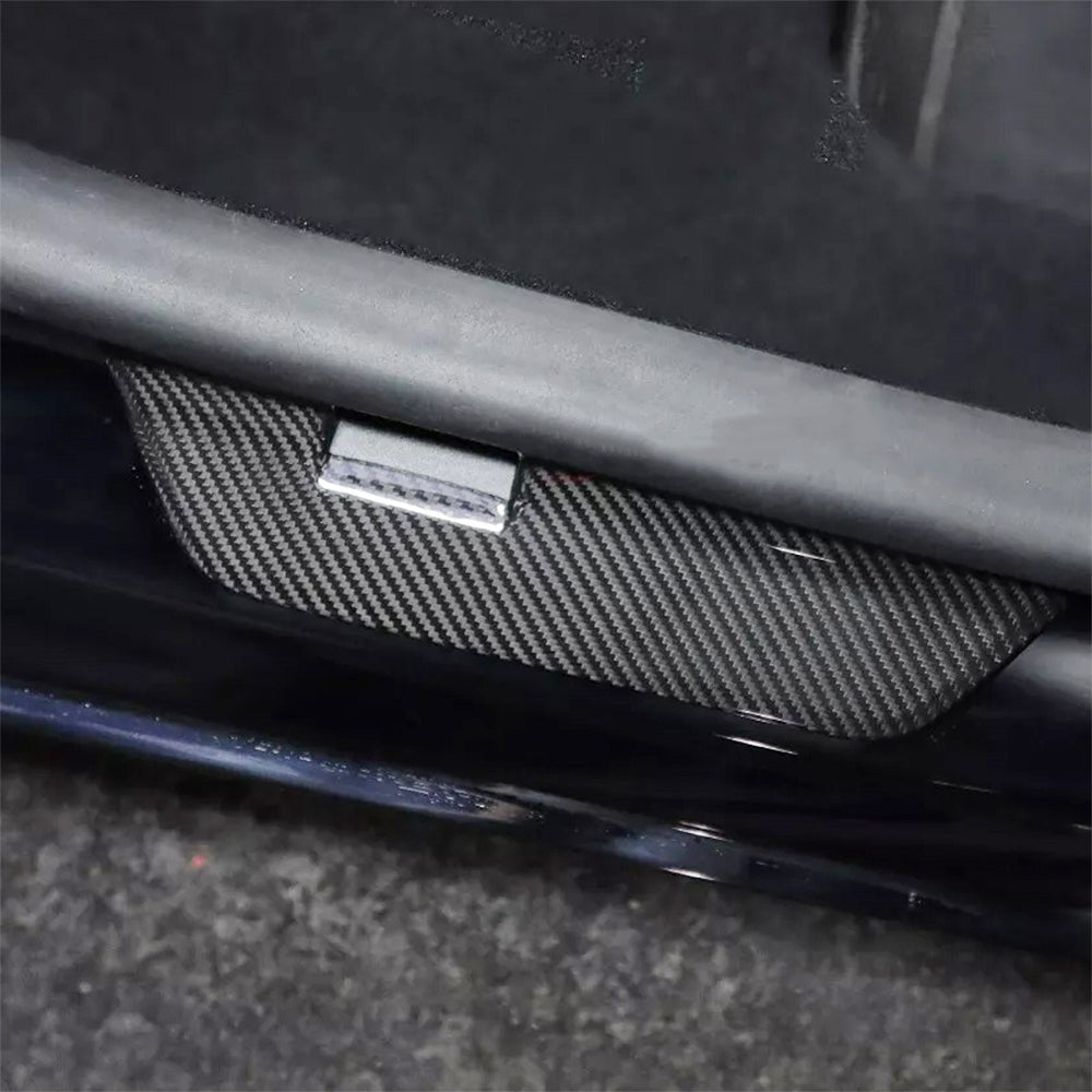 Real Carbon Fiber Door Sill Guard Trim for Tesla Model 3 2024 Highland