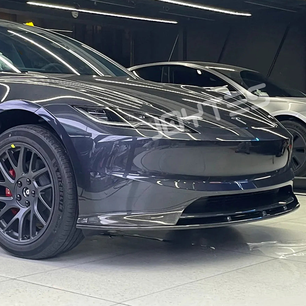 tesla model 3 highland carbon fiber diffuser