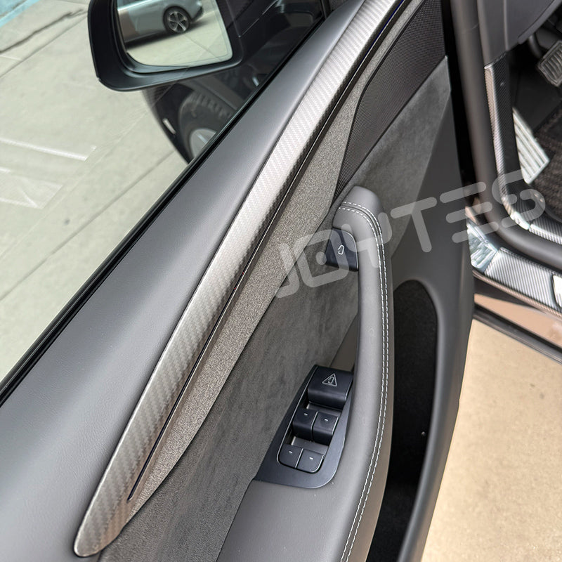 tesla model y carbon fiber interior