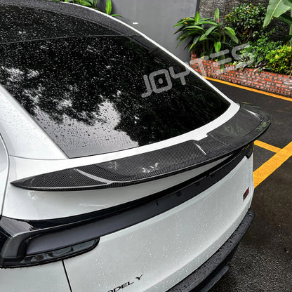tesla spoiler carbon fiber