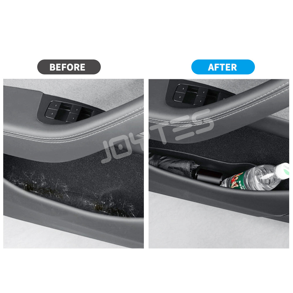 tesla model y juniper door storage