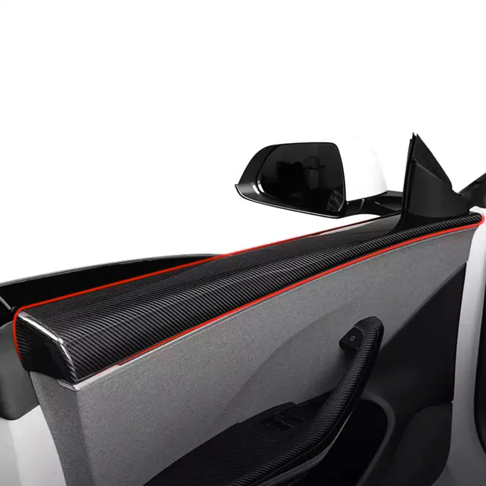 tesla model 3 highland carbon fiber interior