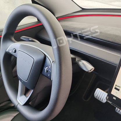 tesla gear shift button