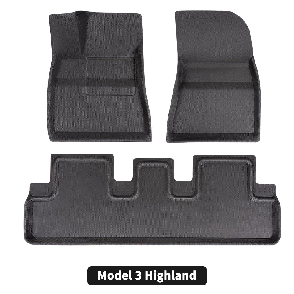 JOYTES All-Weather Floor Mats for Tesla Model 3 Highland 2024