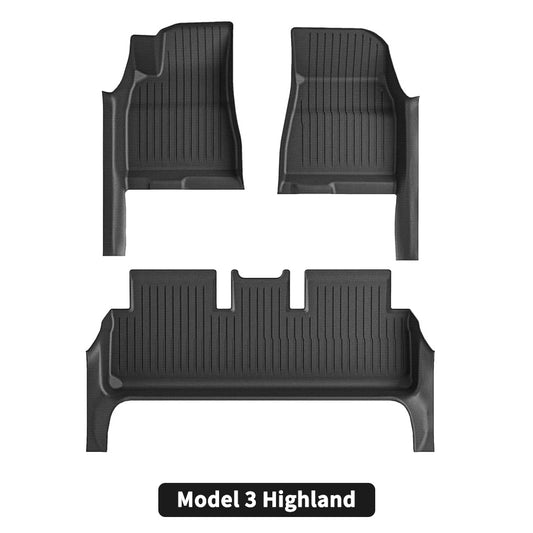 JOYTES All-Weather TPE Floor Mats for Tesla Model 3 Highland 2024