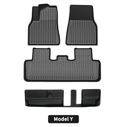 JOYTES All-Weather Floor Mats for Tesla Model Y 2021-2024 (7 Seater)