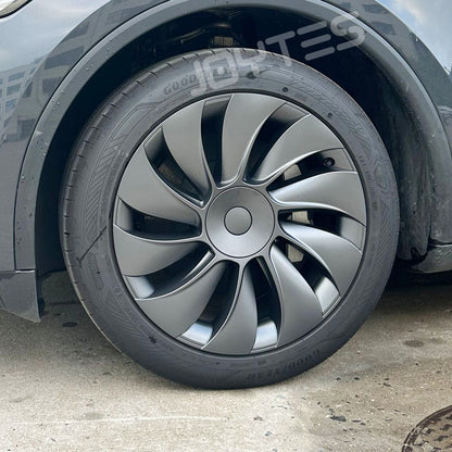 tesla hubcaps
