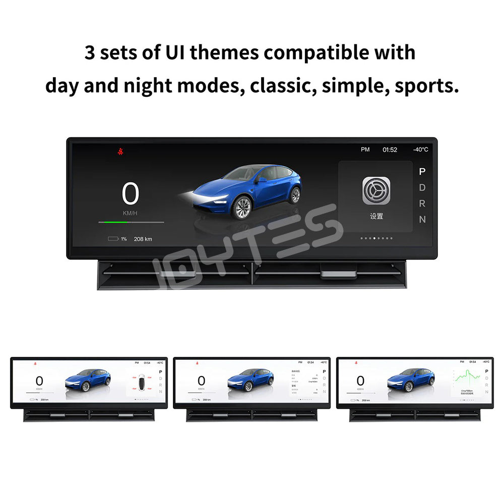 tesla model 3 instrument cluster display