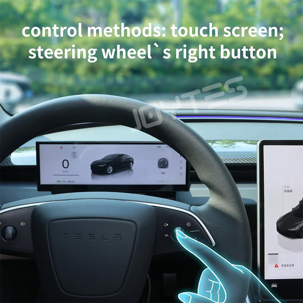 tesla instrument cluster carplay