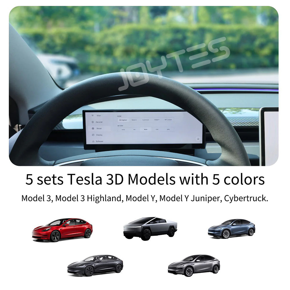 tesla model 3 highland dashboard screen