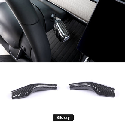 JOYTES Real Carbon Fiber Gear Shift Cover for Tesla Model 3/Y