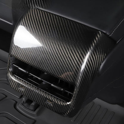 JOYTES Real Carbon Fiber Rear AC Vent Cover For Model 3/Y